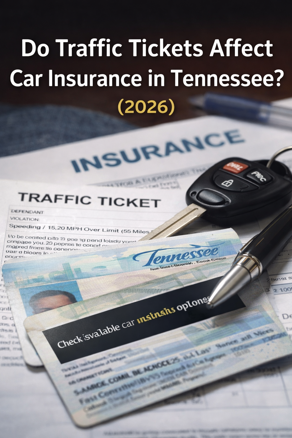 Do Traffic Tickets Raise Insurance in Tennessee? (How Much It Can Cost You)