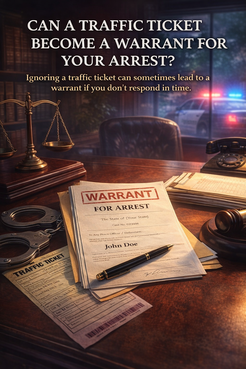 Can a Missed Traffic Ticket Turn Into a Warrant?